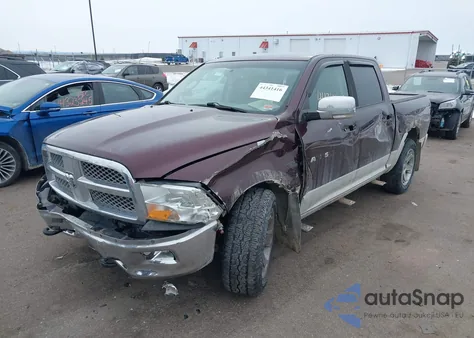 2012 Ram 1500 Laramie z USA, uszkodzony, nr VIN 1C6RD7NT7CS154986